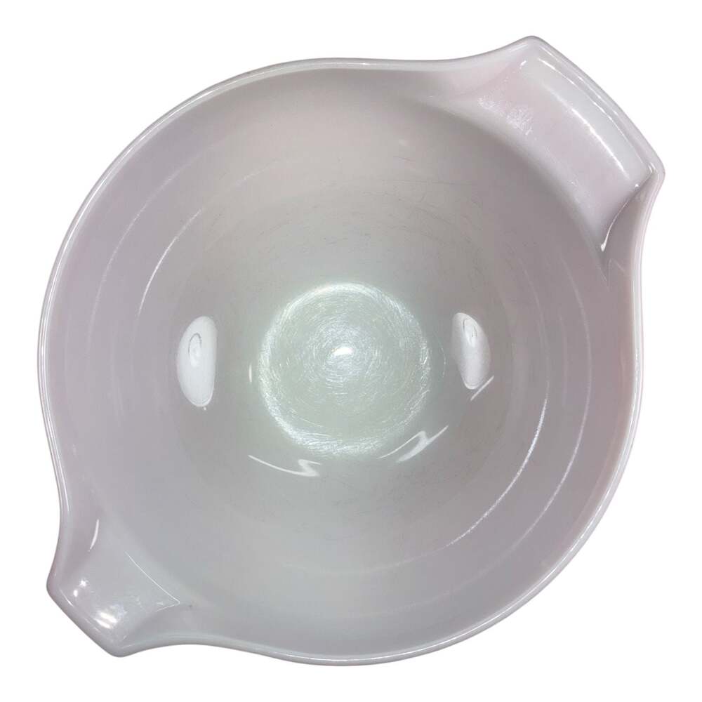 PYREX #444 Pink Gooseberry Cinderella 4 Quart Glass Nesting Mixing Bowl MCM - Picture 5 of 7